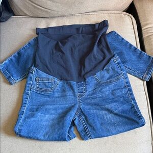 Indigo Blue Navy Hoodie with Logo Tag